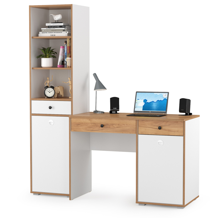 Офисная мебель, Письменный стол с пеналом Вуди № 06