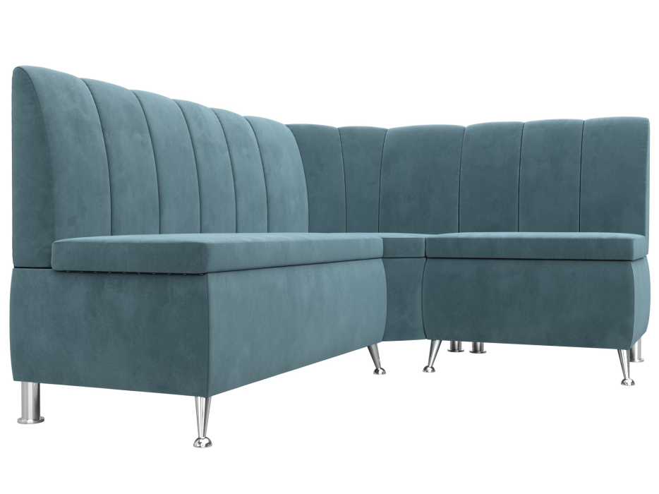 Диваны угловые кухонные, Диван кухонный угловой Кантри правый угол, велюр