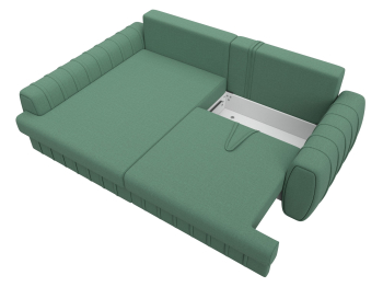 Диван угловой Лига-057 НПБ угол левый, рогожка Амур