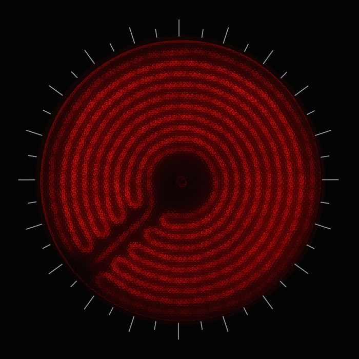 Встраиваемые варочные панели, Электрическая варочная поверхность (независимая) KRONA ZAUBER 30 BL TK