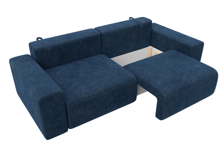 Диваны еврокнижки, Диван прямой Лига-036 НПБ Классик, велюр BRUT