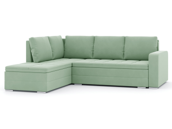 Диван-кровать угловой еврокнижка Бромен, рогожка