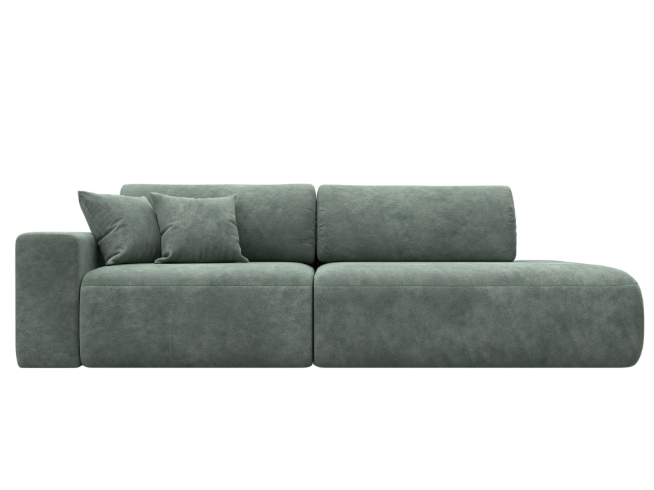 Диваны еврокнижки, Диван прямой Лига-036 НПБ Модерн подлокотник слева, велюр BRUT