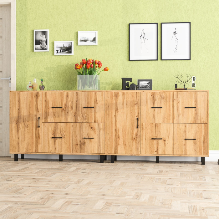 ТВ-тумбы, Два комода РВК 125-1204 с дверкой и 4-мя ящиками