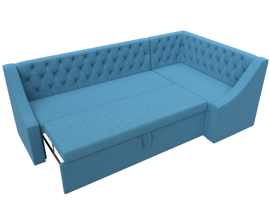 Диваны угловые кухонные, Диван кухонный угловой Мерлин правый угол, рогожка Амур