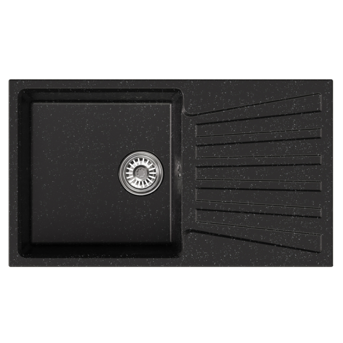 Кухонные мойки, Мойка ML-GM20 с крылом, 830*480*190мм NEW*