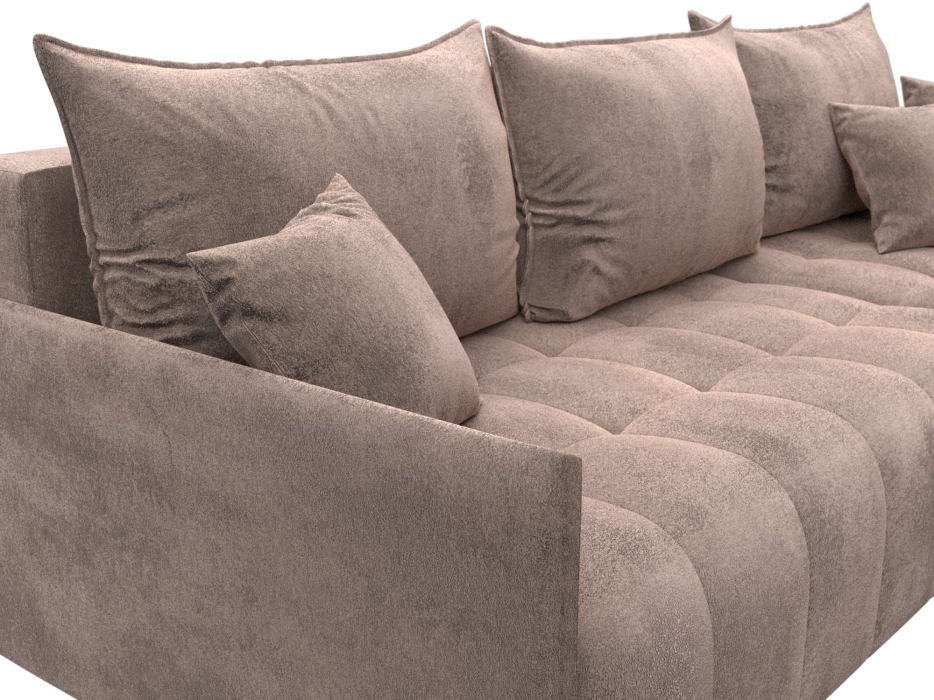 Диваны угловые в гостиную, Диван угловой Лига-054 НПБ угол универсальный, велюр TOWER