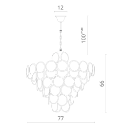 Люстра подвесная CHLOE 18п