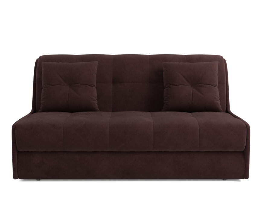 Диваны с ящиком для белья, Диван аккордеон Барон №2 ППУ 120х200 Велюр