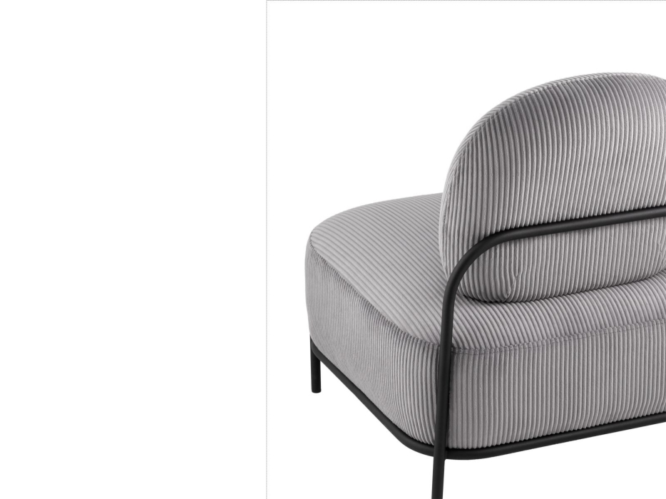 Кресло для отдыха, Кресло STOOL GROUP Стоун велюр рельефный