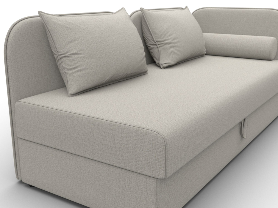 Диваны кровати прямые, Тахта Лига-094 НПБ, рогожка Амур