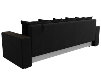 Диван прямой Дубай Лайт полки слева, микровельвет