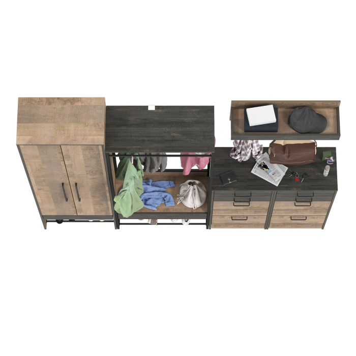 Прихожие, Прихожая модульная в стиле лофт Трувор № 238