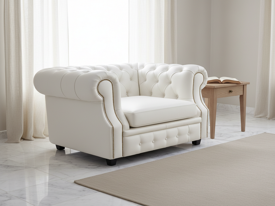 Кресло для отдыха, Кресло  Честер Лофт экокожа