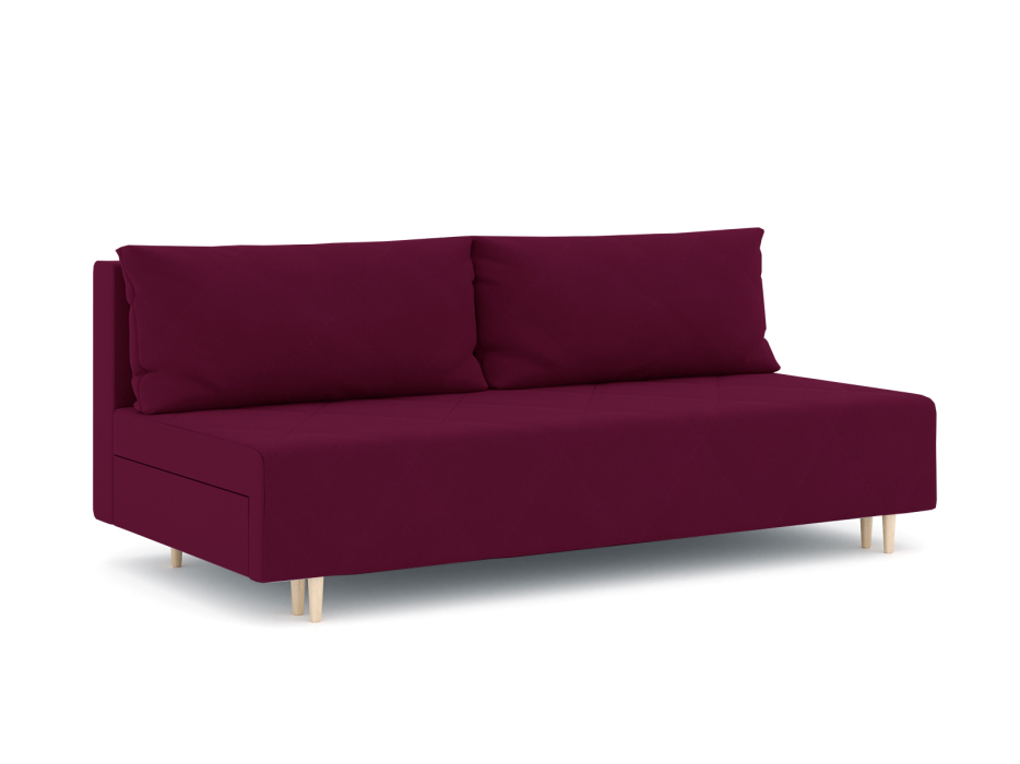 Диваны еврокнижки, Диван-кровать Милли без подлокотников, велюр