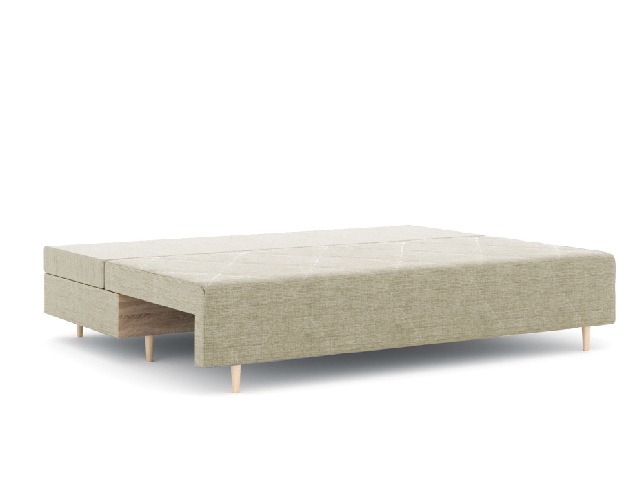 Диваны еврокнижки, Диван-кровать Милли без подлокотников, рогожка