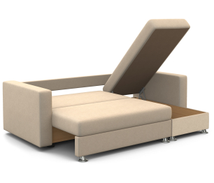 Угловой диван Ария правый, велюр