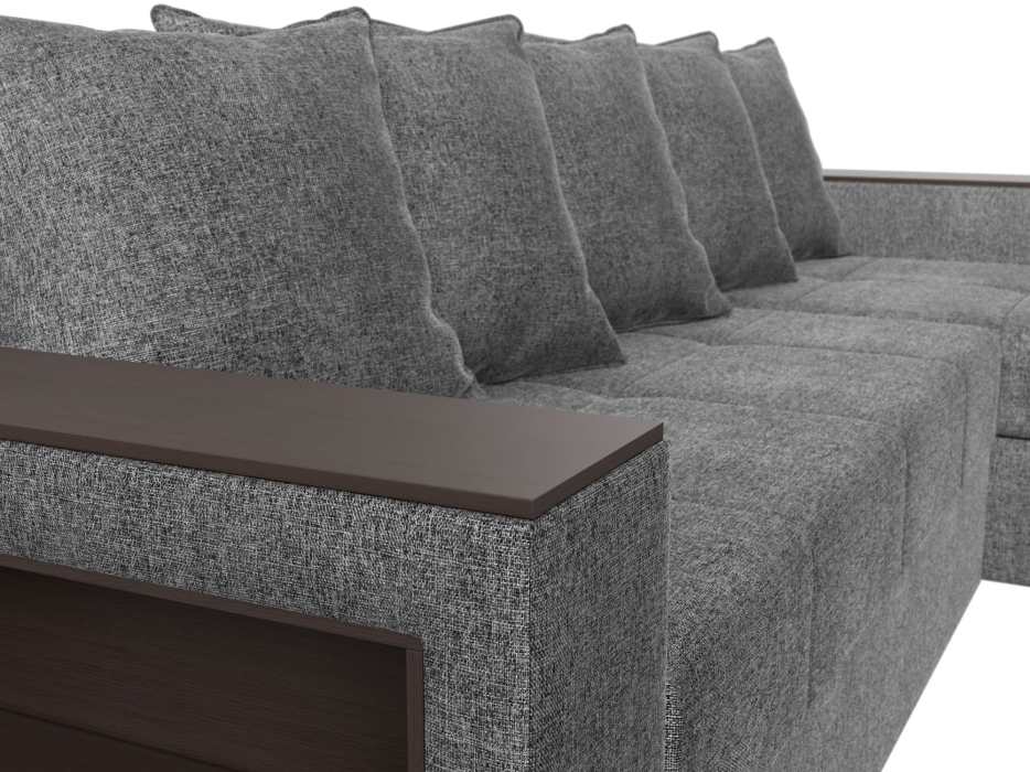 Диваны угловые в гостиную, Диван угловой Дубай Лайт правый угол, рогожка Амур