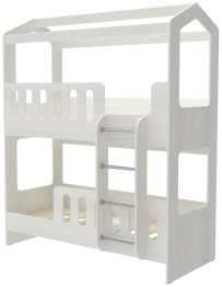 Двухъярусная кровать Домик Сказка ДС-17 80x180