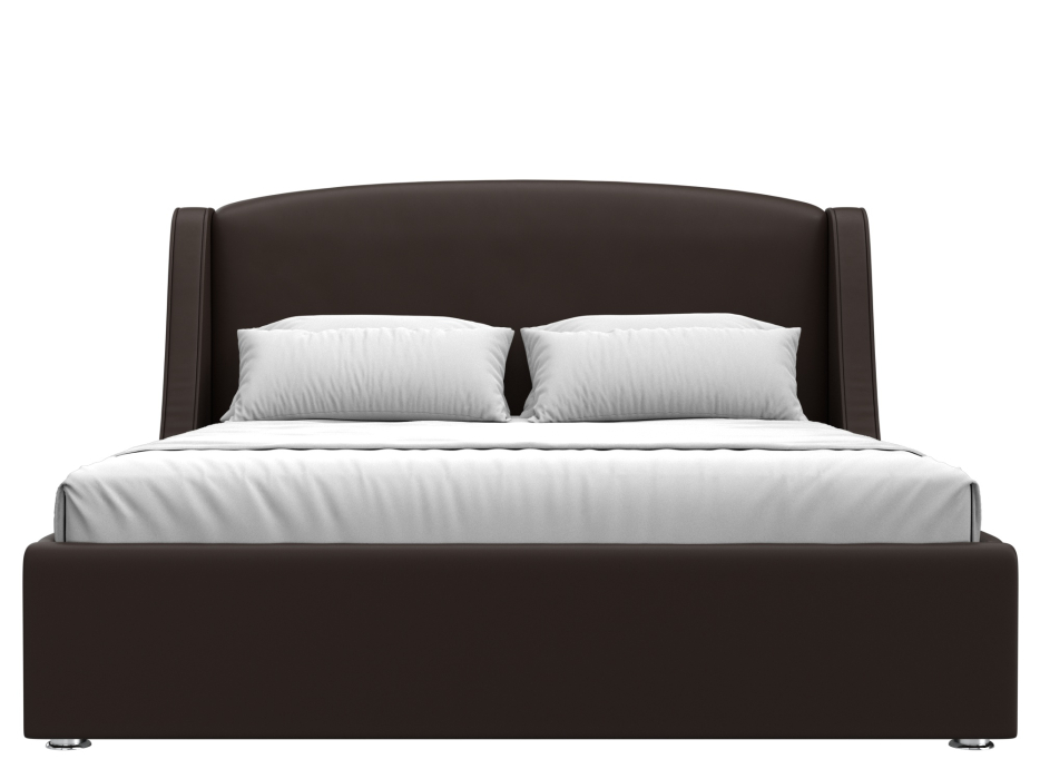 Мягкая кровать, Кровать интерьерная Лотос 160, экокожа