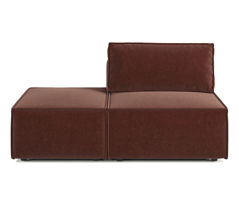 Диваны угловые в гостиную, Диван модульный Гамма 170х95х70 см, левый