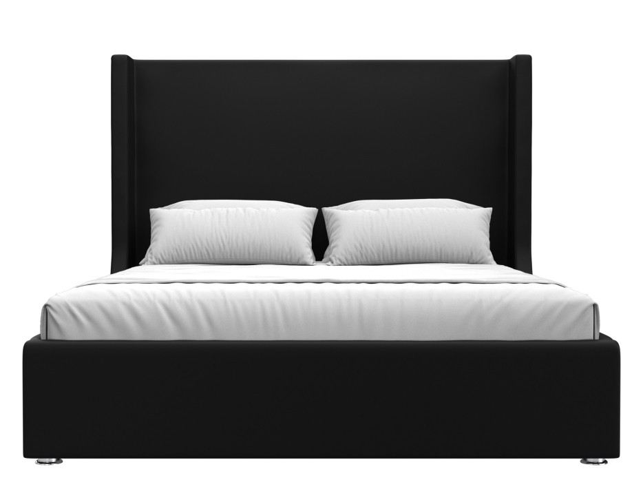 Мягкая кровать, Кровать интерьерная Ларго 160, экокожа