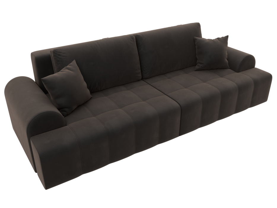 Диваны еврокнижки, Диван прямой Лига-080, велюр SEVEN