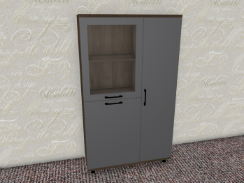 Модульная система Грейс Шкаф ШК-5083  Гикори Джексон Темный