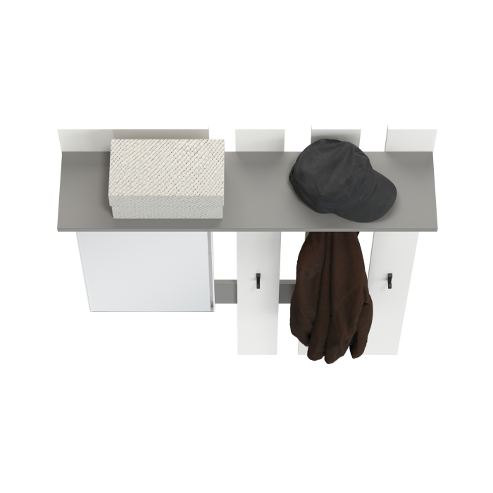 Настенные, Вешалка с зеркалом Лира