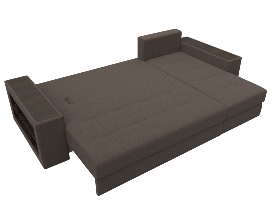 Диваны угловые в гостиную, Диван угловой Дубай правый угол, рогожка Амур