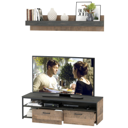 Тумба под ТВ с полкой Трувор