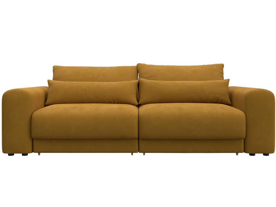 Диваны еврокнижки, Диван прямой Лига-056 НПБ, велюр BRUT