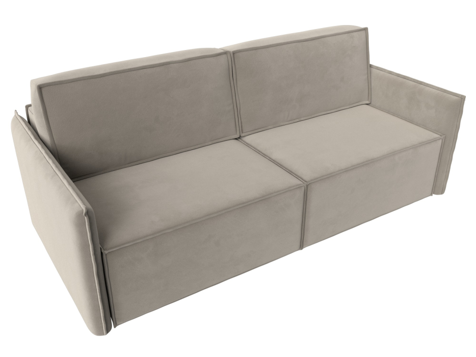 Диваны выкатные, Диван прямой Либерти, микровельвет