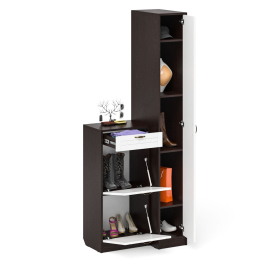 Обувница П-6 с пеналом П-6-500 фрезеровка прованс