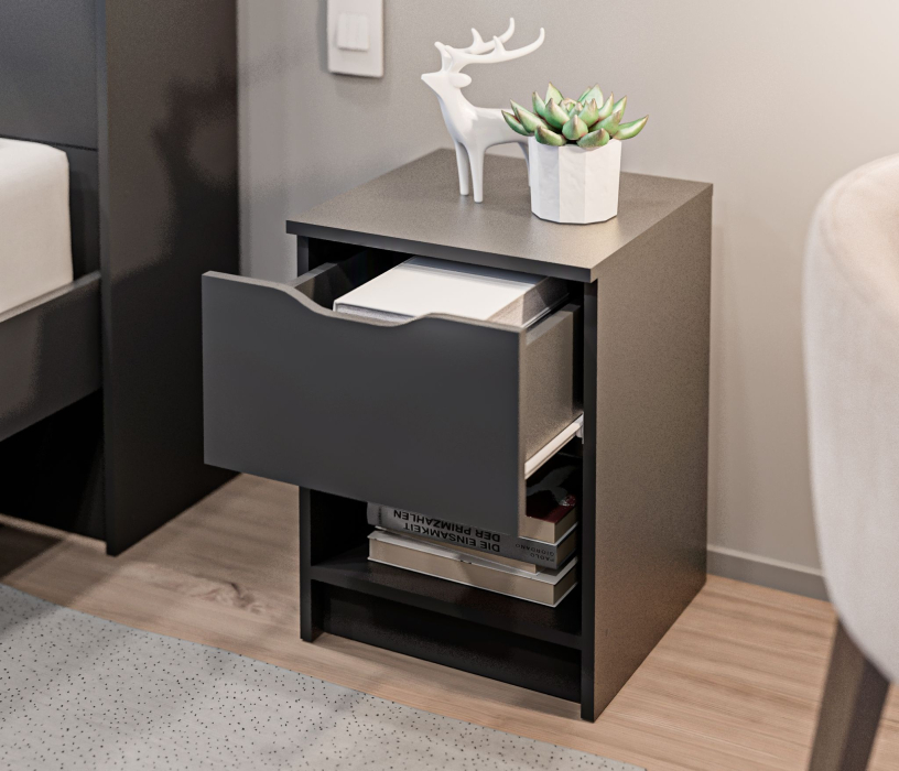 Прикроватные тумбы, Тумба Бруклин СБ-3358