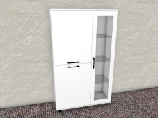 Шкафы распашные, Модульная система Грейс Шкаф ШК-5082  Снежный Ясень