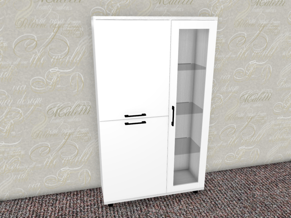 Шкафы распашные, Модульная система Грейс Шкаф ШК-5082  Снежный Ясень