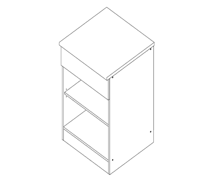 Напольные, Шкаф напольный 60 см Дуэт СТЛ.316.05М 