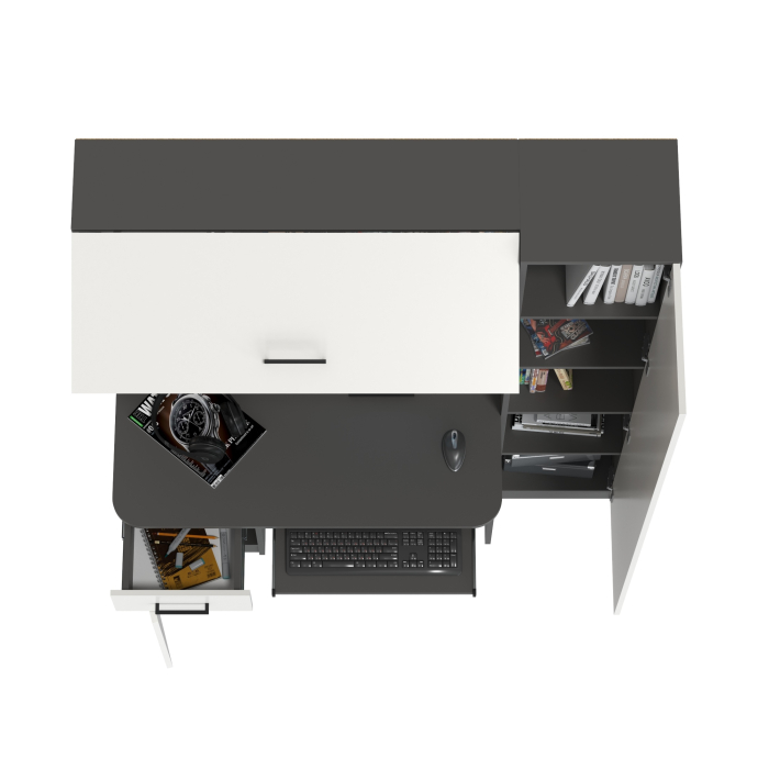 Прямые компьютерные столы, Стол рабочий Aльфа