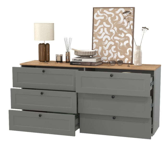 Комоды, Комод 6-ть ящиков Mobi Остин 16.240