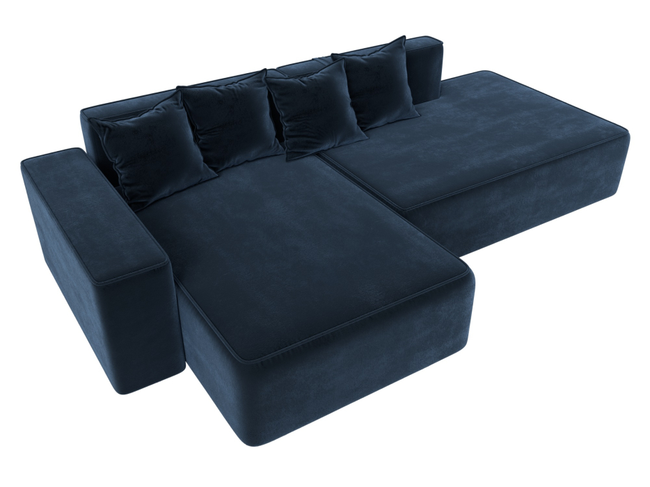 Диваны угловые в гостиную, Диван угловой Лига-079 угол левый, велюр TOWER