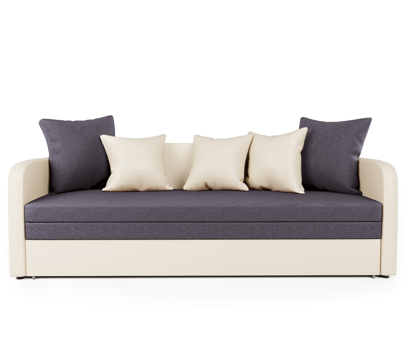 Детские диваны, Софа Трио, экокожа и рогожка