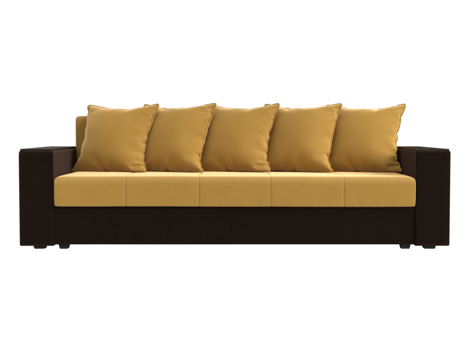 Диваны кровати со спальным местом, Диван прямой Дубай Лайт полки слева, микровельвет