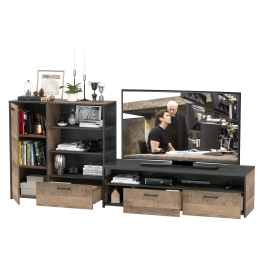 Тумба под ТВ c комодом с дверкой Трувор