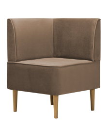 Кресло (модуль угловой) Лагуна, велюр