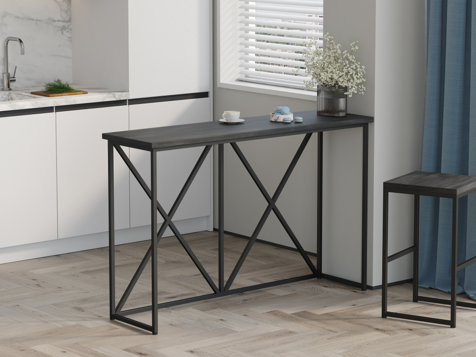 Журнальные столики, Консоль Айсберг Лофт 01 Черный