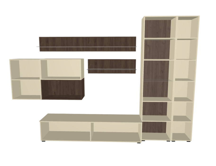 Стенки для гостиной, Модульная гостиная Стелла композиция 2
