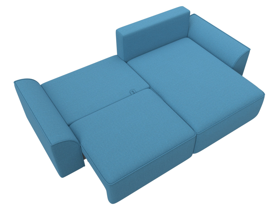 Диваны угловые в гостиную, Диван угловой Лига-048 НПБ, рогожка Амур