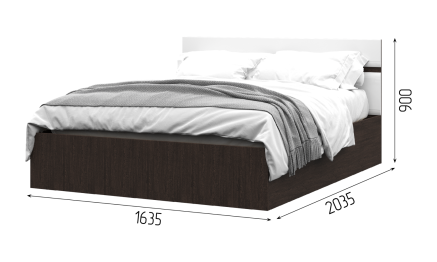 Кровать 1,6м Спальня Вегас