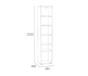 Шкаф-пенал Элиот НМ 041.72